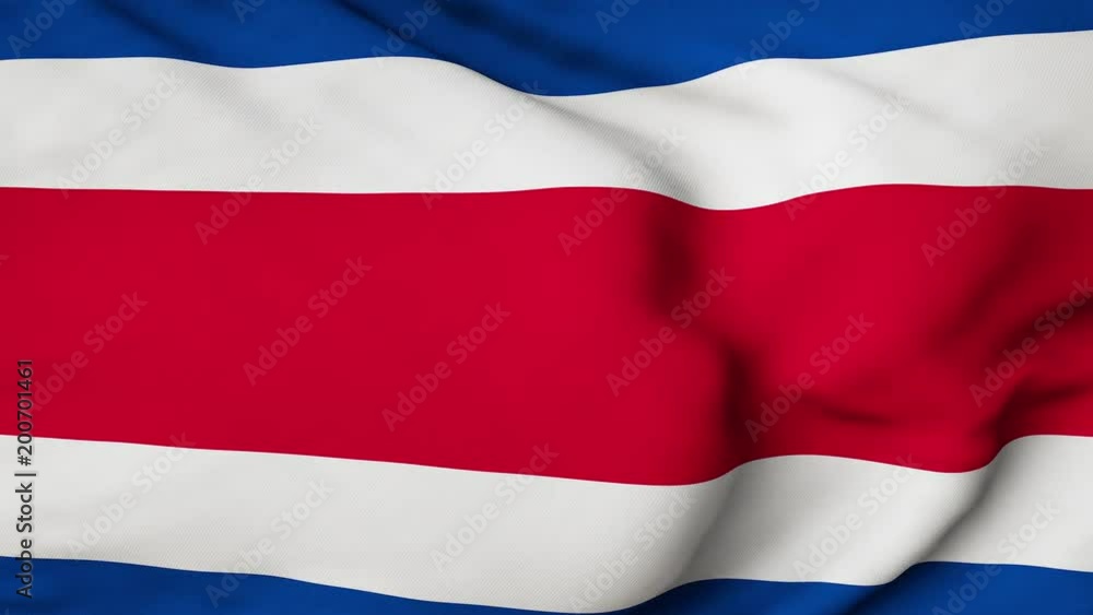 The Costa Rica flag waving in the wind. The Costa Rican flag flaps in the breeze, filling the whole frame. See portfolio for similar and much more! The Costa Rica flag waving in the wind. The Costa Rican flag flaps in the breeze, filling the whole frame. See portfolio for similar and much more!