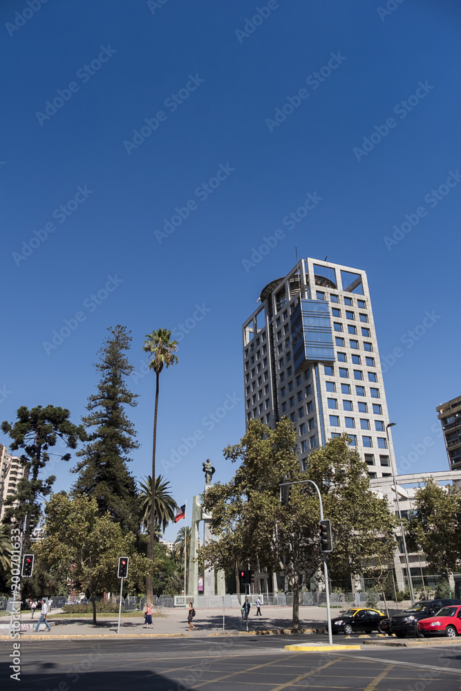 Obraz premium High Rise building in Santiago, Chile