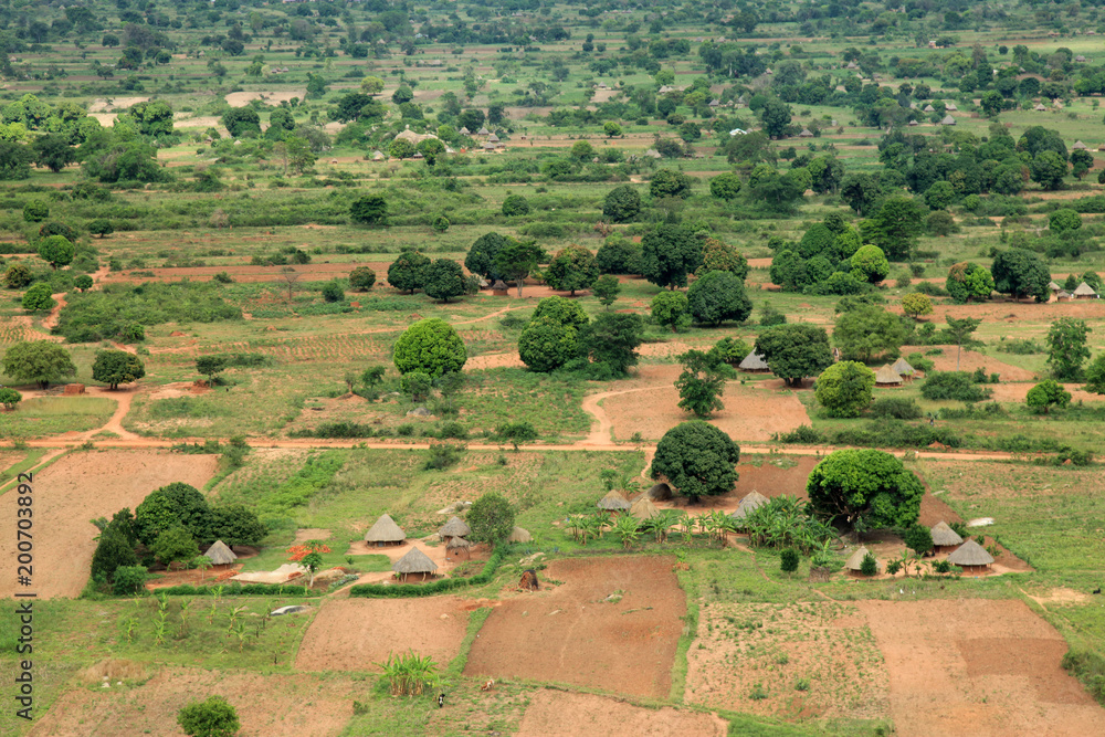 Fototapeta premium Rural Area - Uganda, Africa