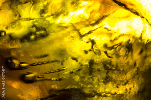abstract background with yellow bubbles