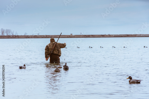 Hunter in Water