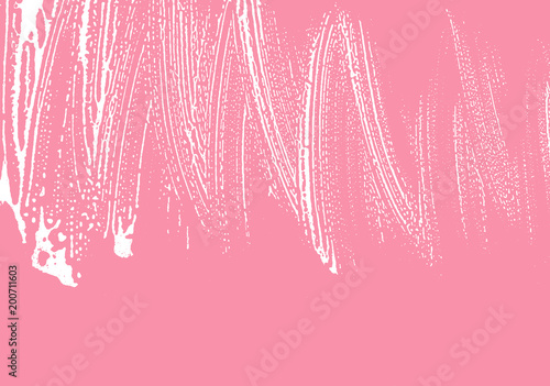 Natural soap texture. Admirable bright pink foam trace background. Artistic glamorous soap suds. Cleanliness, cleanness, purity concept. Vector illustration.