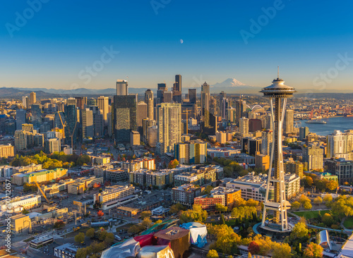 Seattlescape - Aerial of Downtown Seattle