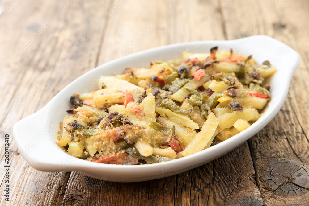 Tasty dish of ratatouille