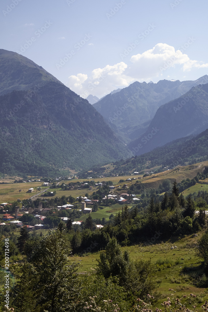 In the mountains of Svaneti, Georgia