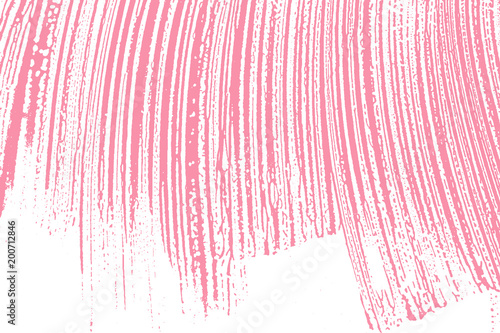 Natural soap texture. Amazing bright pink foam trace background. Artistic fetching soap suds. Cleanliness, cleanness, purity concept. Vector illustration.