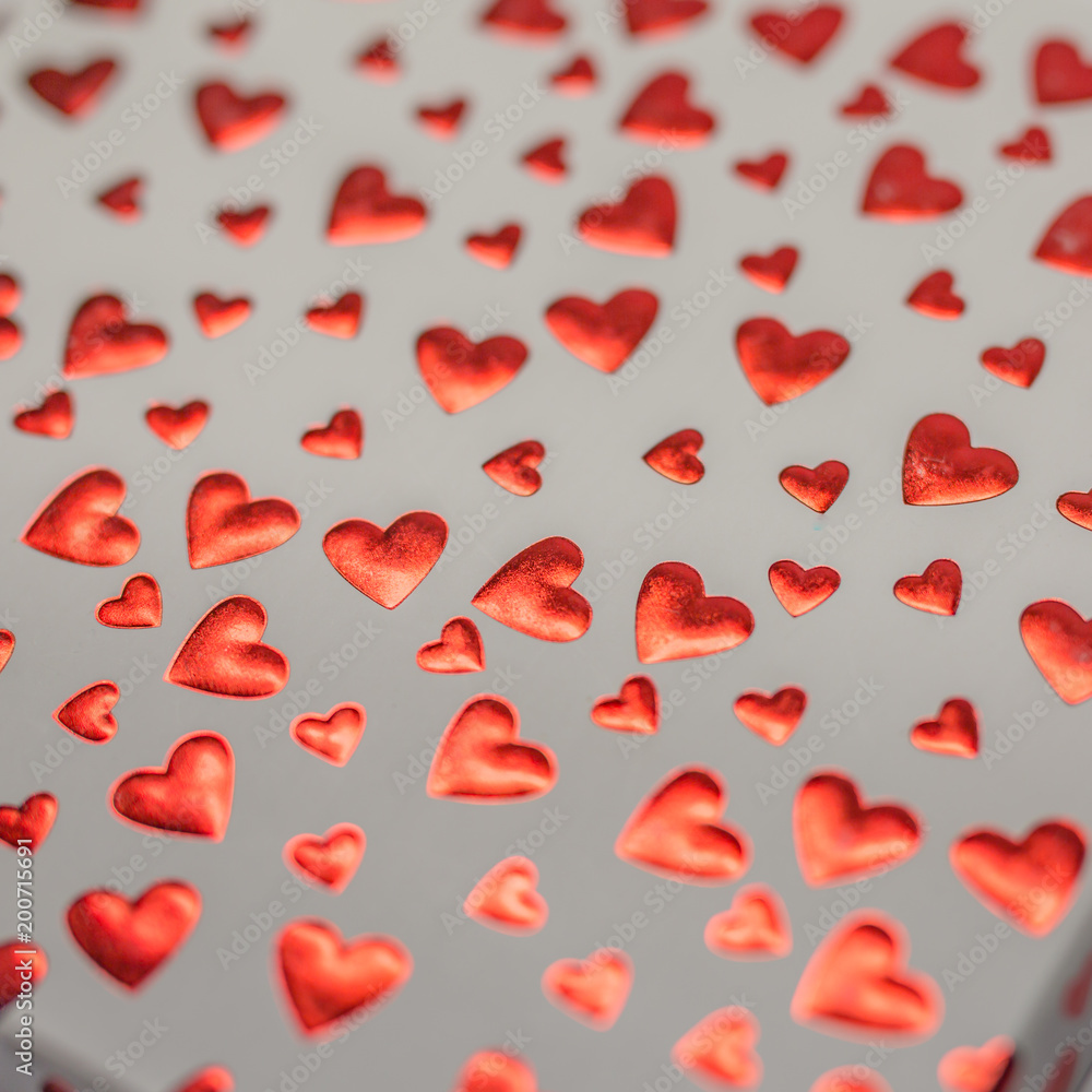 Red heart glitter romantic concept Red heart glitter romantic concept