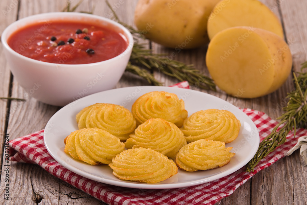 Duchess potatoes. Duchess potatoes.