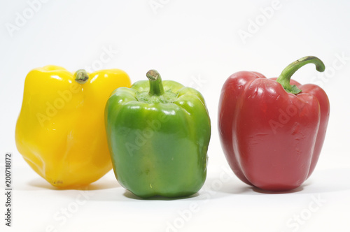 Yellow, Red and Green - Today we cook three peppers for a colored dish