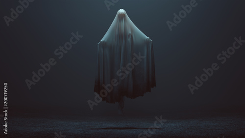 Quadro su tela Floating Evil Spirit in a foggy void 3d Illustration
