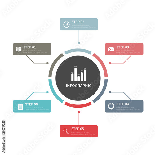 Various business infographic, infographic chart, vector infographic elements