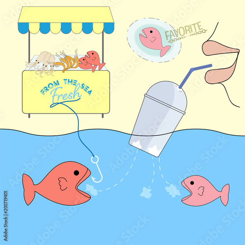 Most of plastic waste end up at sea, release toxic debris into marine environment that affecting our food chain. People are eating fish that have eaten plastic pellets, humans are eating their own was