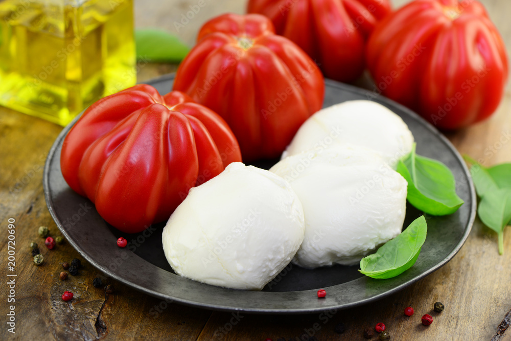 Tomaten Öl Mozzarella Tomaten Öl Mozzarella
