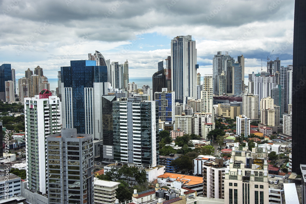 Obraz premium Downtown Panama City Skyscrapers, Panama