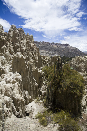 Valle de la luna in Bolivia