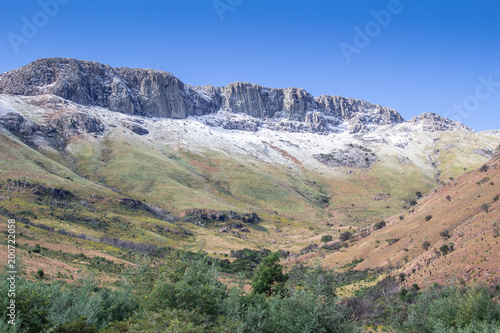 Beautiful Amatola mountain range as seen from Nico Malan road pass, Eastern Cape, South Africa photo