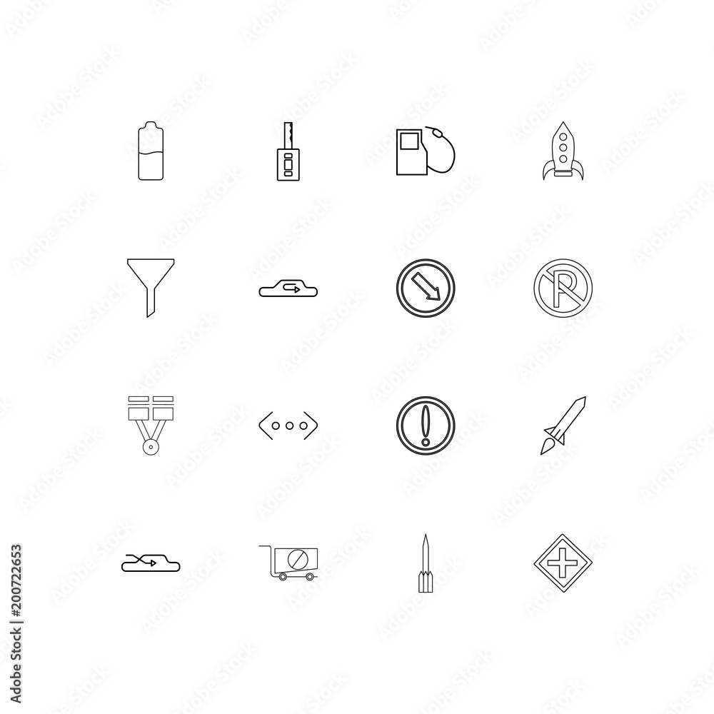 Cars And Transportation simple linear icons set. Outlined vector icons Cars And Transportation simple linear icons set. Outlined vector icons