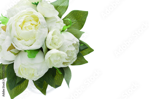 peony flowers isolated on white © svetography
