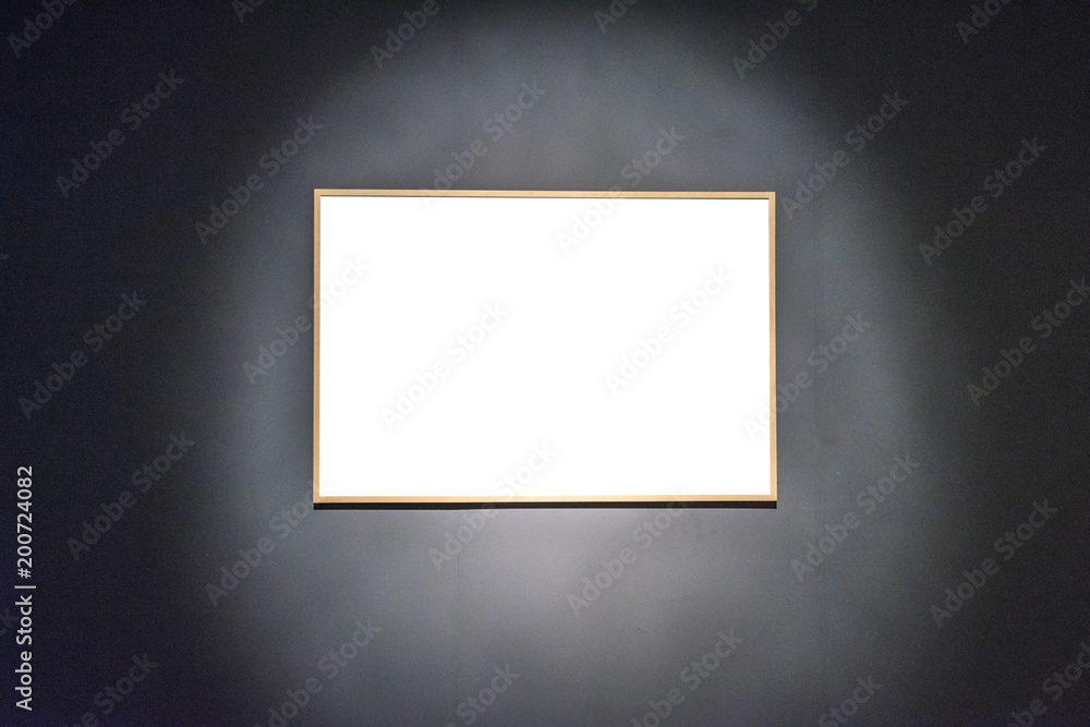 blank frame in gallery blank frame in gallery