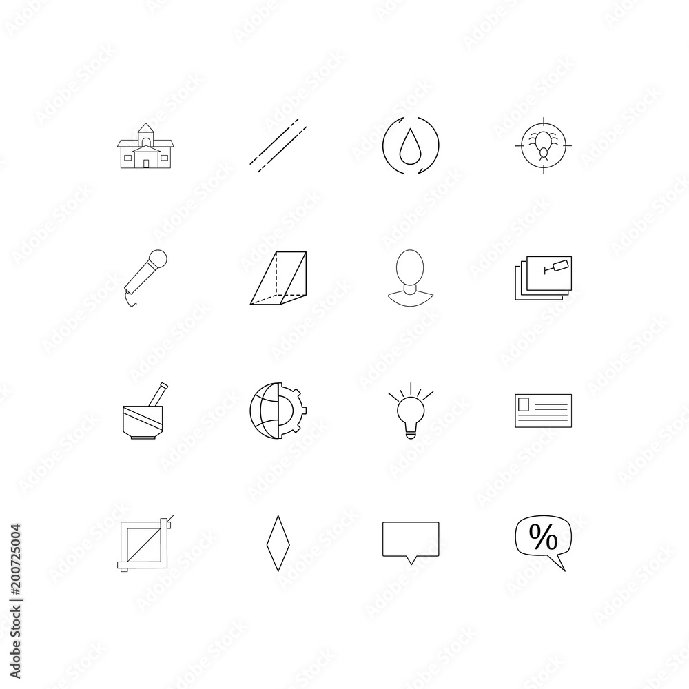 Education And Science simple linear icons set. Outlined vector icons Education And Science simple linear icons set. Outlined vector icons