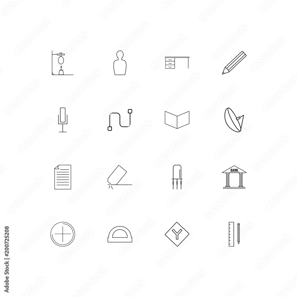 Education And Science simple linear icons set. Outlined vector icons Education And Science simple linear icons set. Outlined vector icons