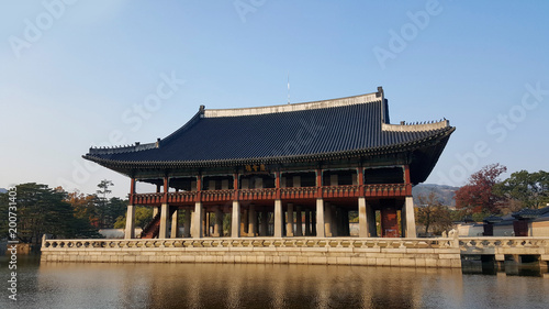 Pagoda Palace on the Lake in Gyeongbokgung