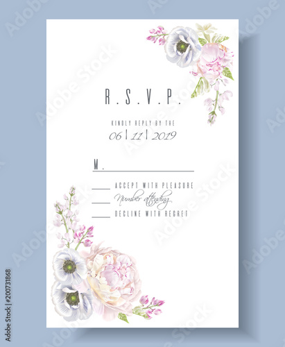 Peony anemone R.S.V.P.