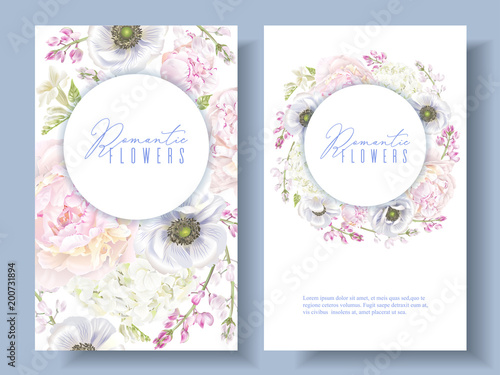 Peont anemone banners