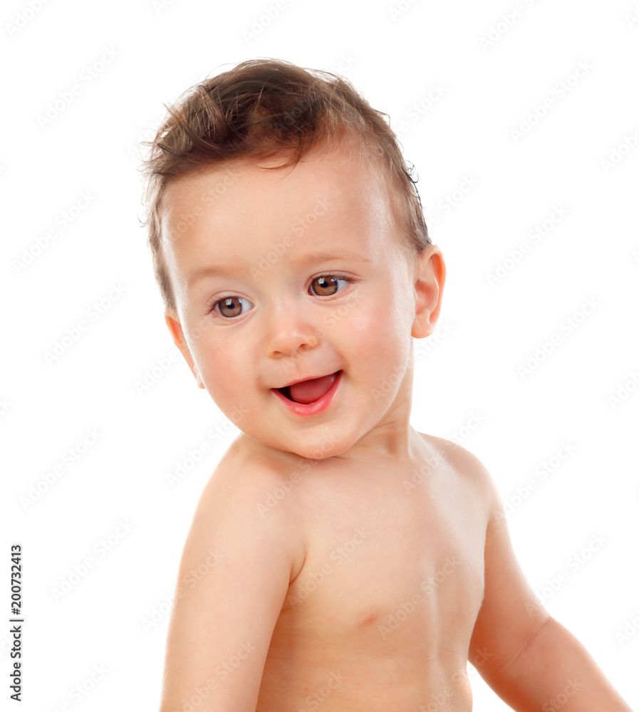 Beautiful baby with a soft skin Beautiful baby with a soft skin