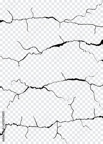 Wall Cracks Isolated