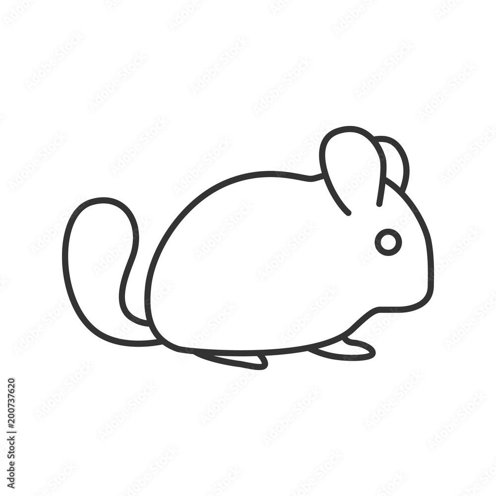 Chinchilla linear icon Chinchilla linear icon