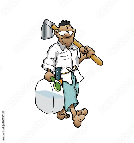 farmer. Developing country