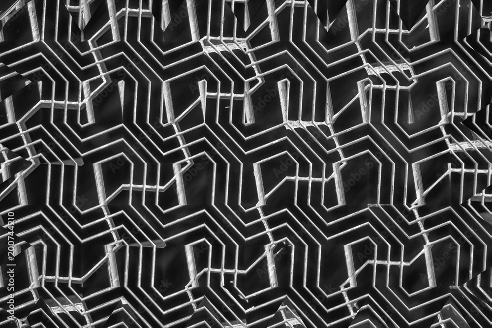 Ion Fabric texture, futuristic textile background in monochrome Ion Fabric texture, futuristic textile background in monochrome