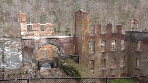 Georgia, Sweetwater Creek Park, New Manchester Sweetwater Cotton Mill, built in 1846, burned down 1864 It is been used in various movies.  This is the front arch area