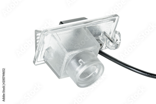 car rear view camera with a transparent plafond back view