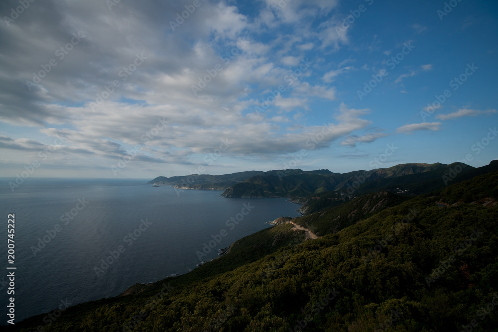 Eine Bucht auf Korsika Eine Bucht auf Korsika