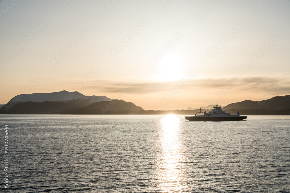 West coast ferry in Norway West coast ferry in Norway