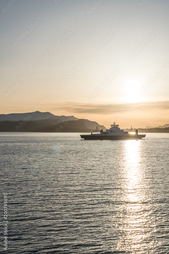 West coast ferry in Norway West coast ferry in Norway