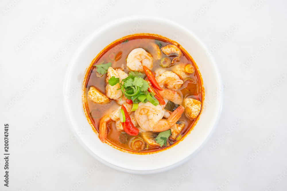 Tom Yum Prawn - Thai Spicy Soup Tom Yum Prawn - Thai Spicy Soup
