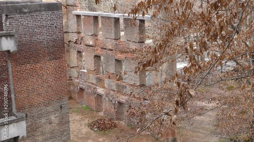 Georgia, Sweetwater Creek Park, New Manchester Sweetwater Cotton Mill, built in 1846, burned down 1864 It is been used in various movies.  This is the front right