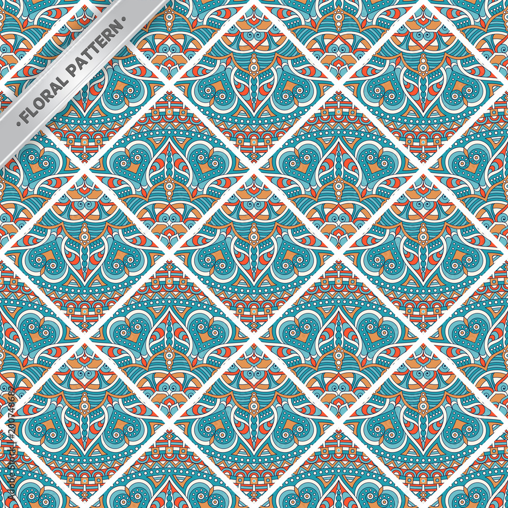 Seamless pattern tile