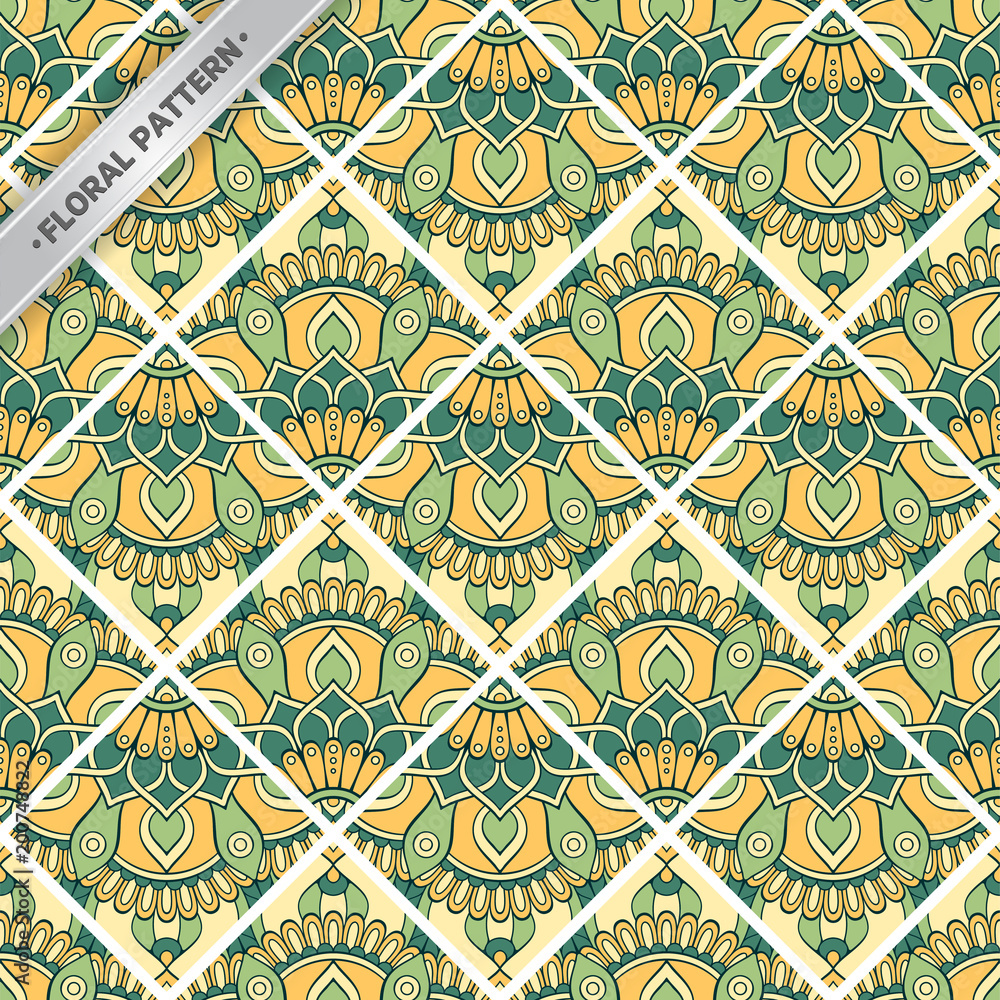 Seamless pattern tile