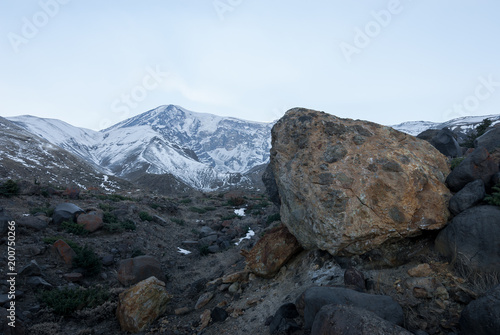 Mt. Ararat (5137 m) as seen from Ahora gorge. © paveldobrovsky