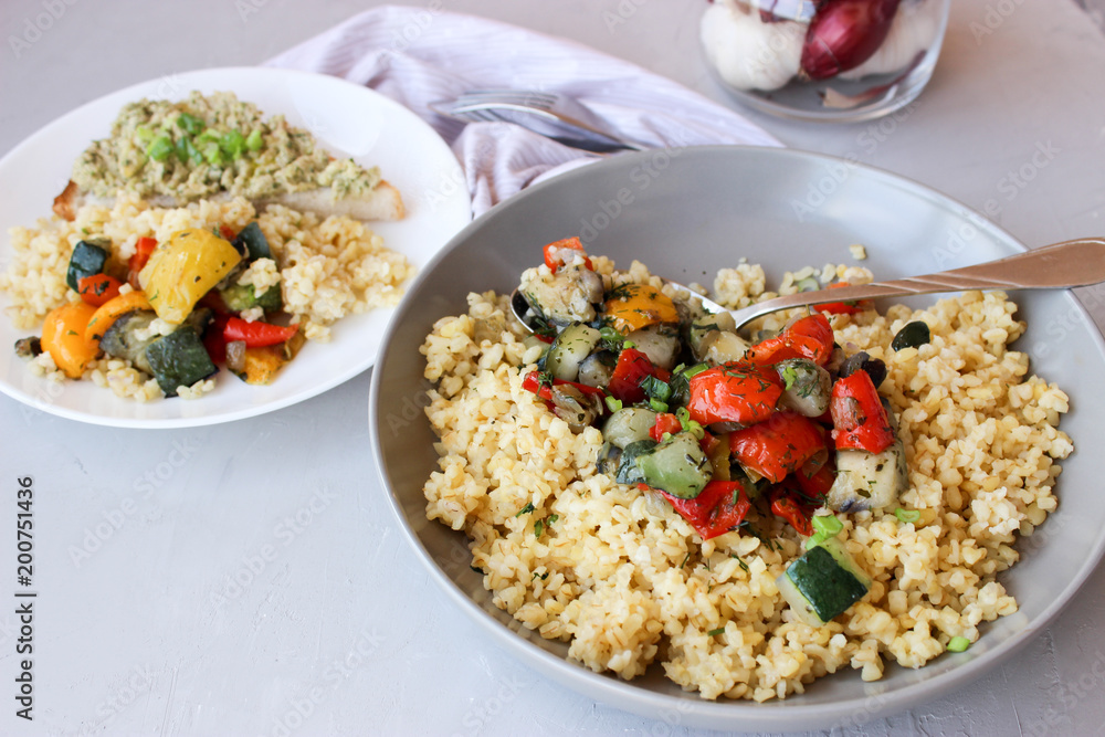 Groats of processed wheat Bulgur Groats of processed wheat Bulgur