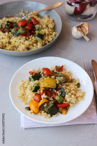 Groats of processed wheat Bulgur