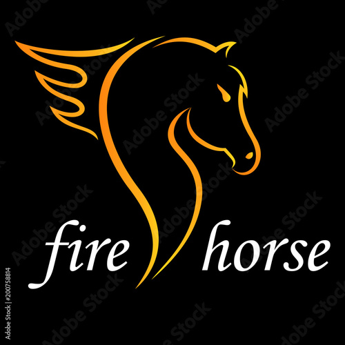 Logo - Pferd mit Feuerrosshaar
