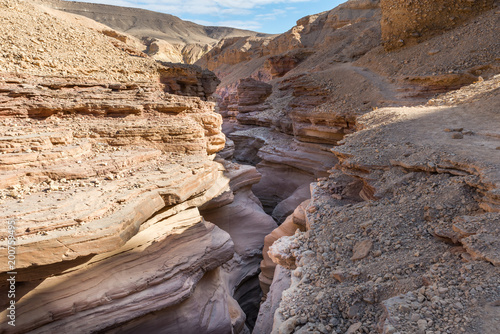 Visiting Red Canyon at Eilat mountains