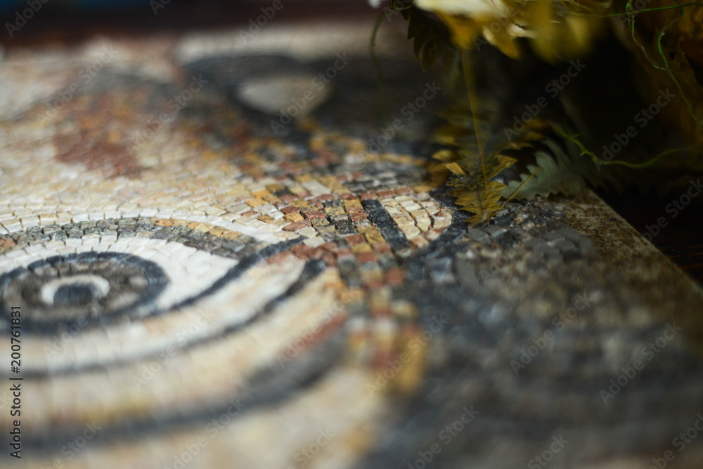 mosaics , texture , eye