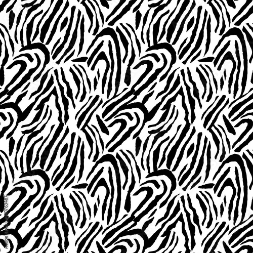 Abstract animal print unusual seamless pattern