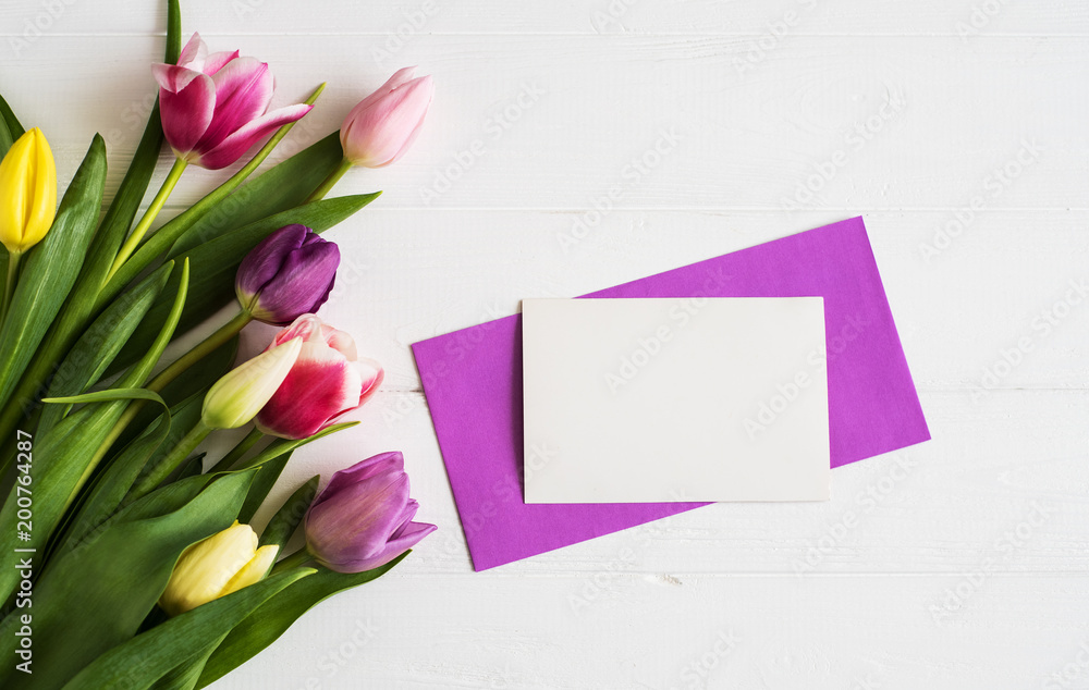 Fototapeta premium Spring tulips flowers